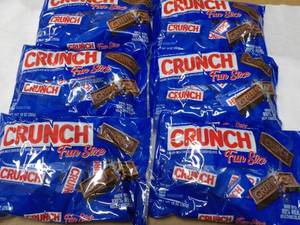 6 - 10 oz Bags Crunch Fun Size Bars...