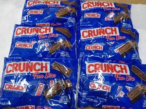 6 - 10 oz Bags Crunch Fun Size Bars...