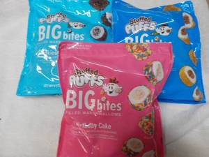 3 Stuffed Puffs Big Bites 7.3 oz Bags past best date