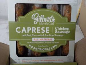 K 10 Frozen Gilberts Caprese Chicken Sausage