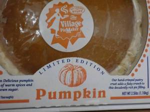 K 2 The Village Piemaker Pumpkin Pies just thaw and bake