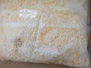 D 5 lb. Bag Shredded Cheese Frozen...