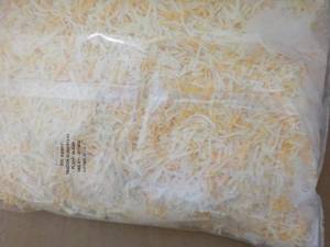D 5 lb. Bag Shredded Cheese Frozen...