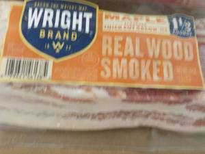 G 2 - 24 oz Maple Real Wood Smoked Wright Bacon Frozen