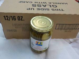 12 - 16 oz Jars Kosher Sandwich Pickles past best date
