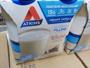 12 Atkins Creamy Vanilla Shakes best date 11112023