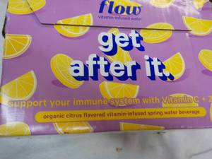 12 Pack Flow Organic Flavored Vitamin Infused Spring Water Beverage