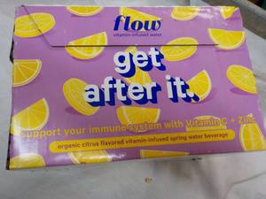 12 Pack Flow Organic Flavored Vitamin Infused Spring Water Beverage