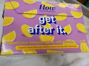 12 Pack Flow Organic Flavored Vitamin Infused Spring Water Beverage