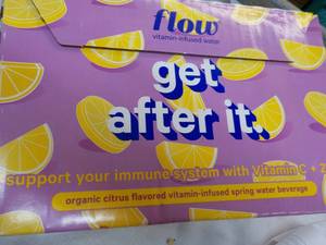 12 Pack Flow Organic Flavored Vitamin Infused Spring Water Beverage