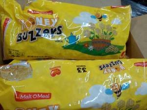 3 Malt O Meal Honey Buzzers 33 oz Bags Cereal best date 10162023