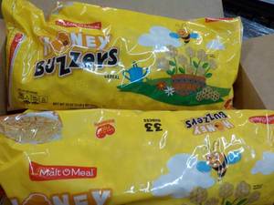 3 Malt O Meal Honey Buzzers 33 oz Bags Cereal best date 10162023