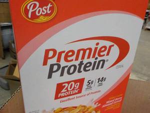 8 Boxes Post Protein Mixed Berry Almond Cereal 9 oz Boxes past best date
