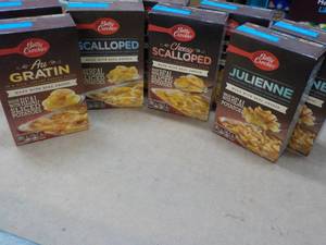 8 Boxes Betty Crocker Potatoes Meals - 2 each Julienne, Cheesy Scalloped, Scalloped, and Au Gratin best date 07262023