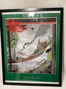 lot 106 image: 1926 North Shore Tourist Brochure Framed Print