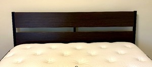 lot 23 image: Gorgeous Expresso Toned Queen Bed