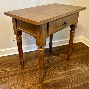 lot 51 image: Accent Table with Single Drawer
