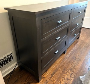 lot 15 image: Dresser by Room & Board Six Drawer Dresser