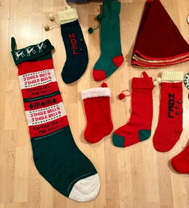 lot 165 image: Sensational Stockings and Tree Skirt