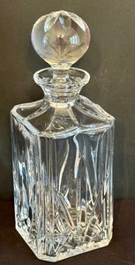 lot 26 image: Two Atlantis Crystal Decanters