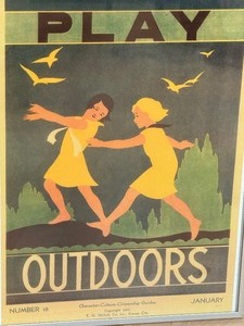 lot 108 image: Vintage Play Outdoors Framed Print