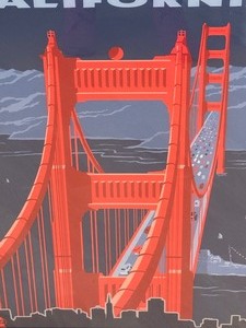 lot 105 image: San Francisco Golden Gate Bridge Framed Print
