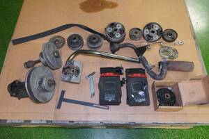 Assorted Mini Bike and Go Kart Parts - Clutches, Head, Seat Mounts