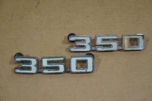 1969 Chevy Camaro OEM 350 Fender Emblems