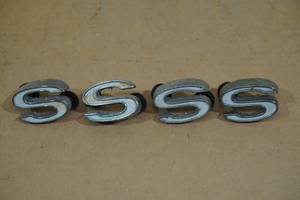 1969 Chevy Camaro OEM SS Fender Letter Emblems