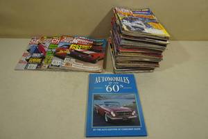Assorted Magazines and Book -All About Automobiles Vintage Muscle Cars