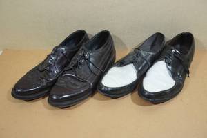 2 Pairs Mens Dress Shoes -Sizes 11 & 12 D