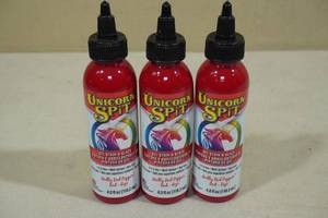 3 4oz Unicorn Spit Gel Stain & Glaze Red