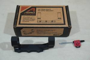 lot 22 image: Aero Precision Ultralight Scope Mount - 1, Standard Relief, Black