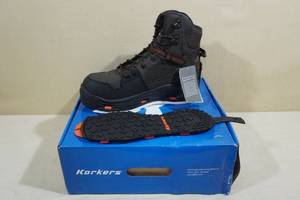 lot 73 image: Korkers Terror Ridge Wading Boots -Size 13