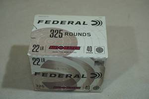 lot 115 image: 325 Federal Automatch .22 LR 40 Gr Ammo