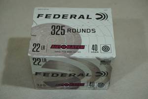 lot 116 image: 325 Federal Automatch .22 LR 40 Gr Ammo
