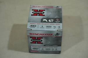 lot 117 image: 25 Winchester Super-X .410 Bore 3 6 Steel Shot Shoshells