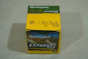 lot 121 image: 25 Remington Express XLR .410 Bore 3 6 Shot Shotshells