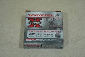 lot 124 image: 5 Winchester Super-X .410 Bore 2-12 HP Rifled Slugs