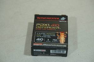 lot 125 image: 10 Winchester PDX1 Defender .410 Bore 3 Defense Shotshells