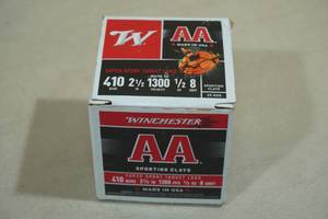 lot 126 image: 25 Winchester AA .410 Bore 2-12 8 Shot Shotshells