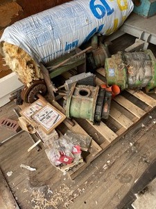 lot 17 image: Pallet with Insulation Blowing Components - Dresser Rotary Lobe Blowers