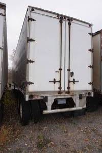 lot 10 image: 1962 Fruehauf 39 Foot Semi Trailer with Contents - Graco E-10 Spray Foam Proportioner