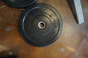 lot 120 image: 2 - Rogue Hi Temp 25 lb Weight Plates