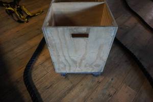 lot 519 image: Rogue Fitness Wood Weight Boxes