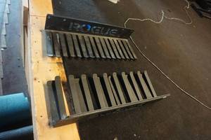 lot 469 image: Rogue Fitness 4 Sections Wall Mount Utility Belt, Straps, Resistance Band Holder