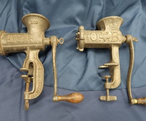 lot 62 image: PAIR OF VINTAGE GRINDERS