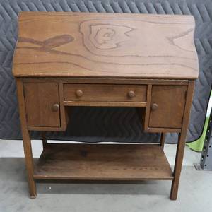 lot 97 image: SOLID WOOD SECRETARY