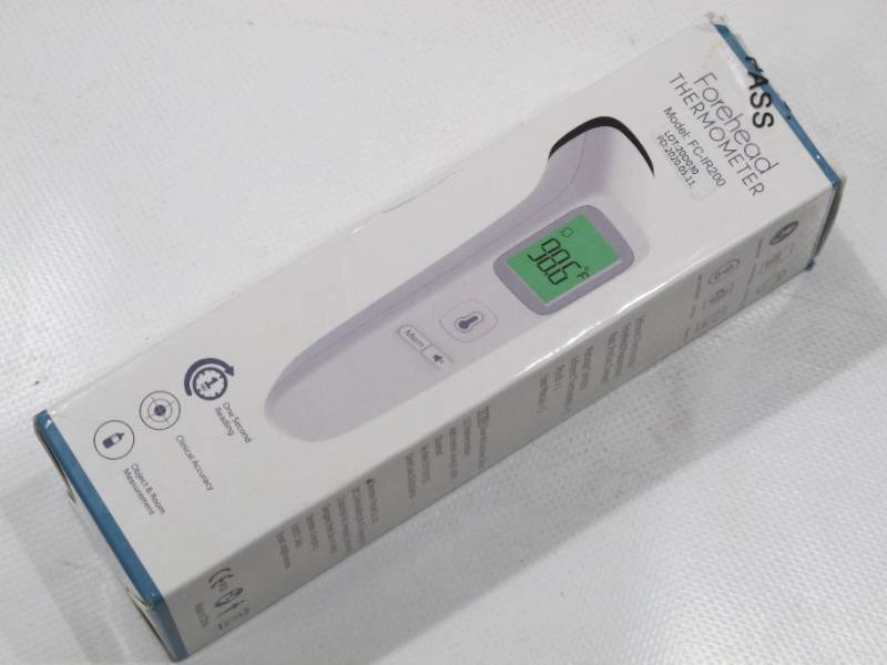lot 412 image: Finicare FC-IR200 No-Contact Infrared Thermometer