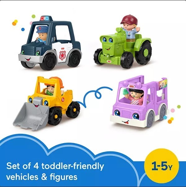 lot 158 image: NEW Fisher-Price Little People Small Vehicle & Figure Gift Set